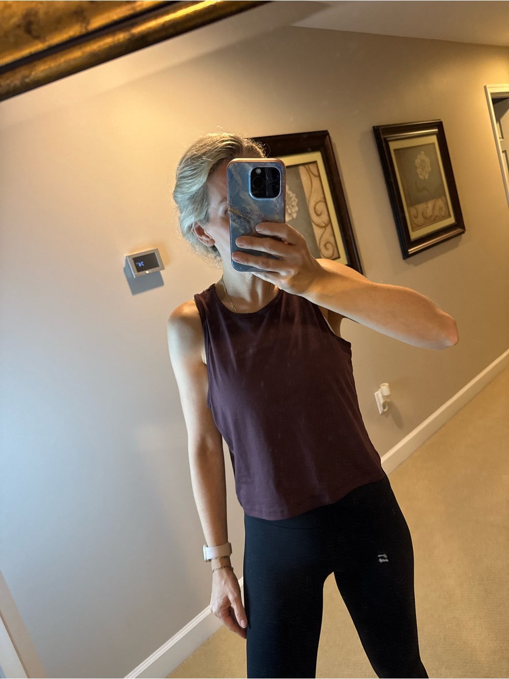 Kyodan Women's Sleeveless Tank Top - Burgundy